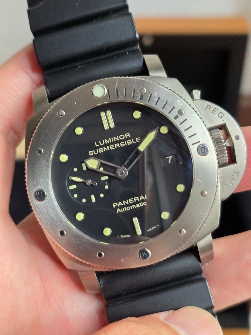 Panerai Luminor Submersible 1950 3d Auto Titanium *PAM305